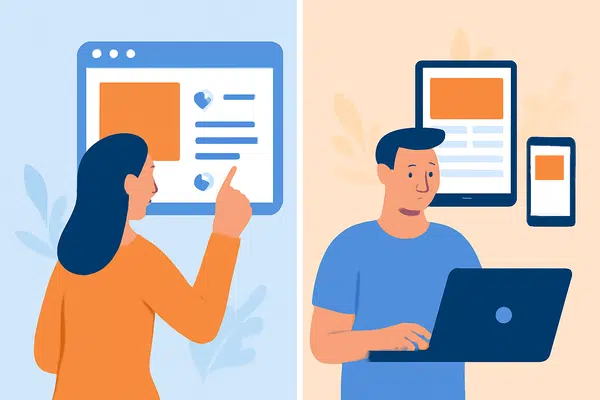 الفرق بين التصميم التفاعلي والاستجابة