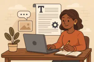 كتابة المحتوى