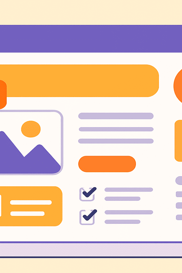 أهم عناصر واجهة المستخدم UI في تصميم المواقع العصرية