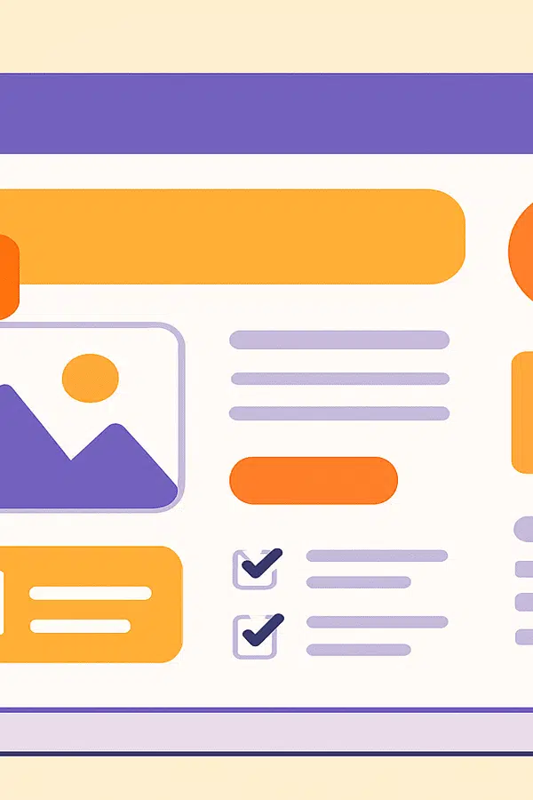 أهم عناصر واجهة المستخدم UI في تصميم المواقع العصرية