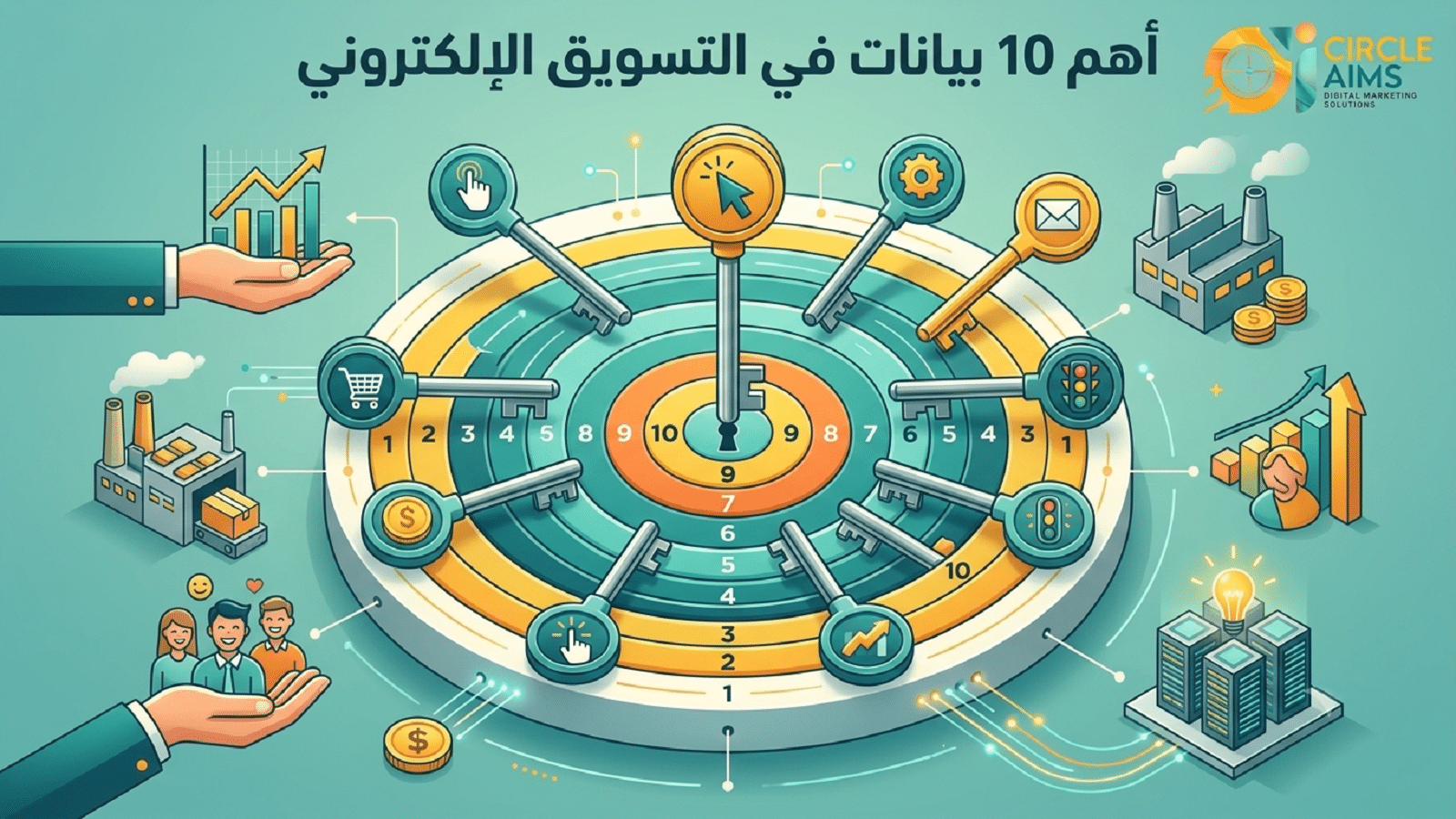 أهم 10 بيانات في التسويق الإلكتروني