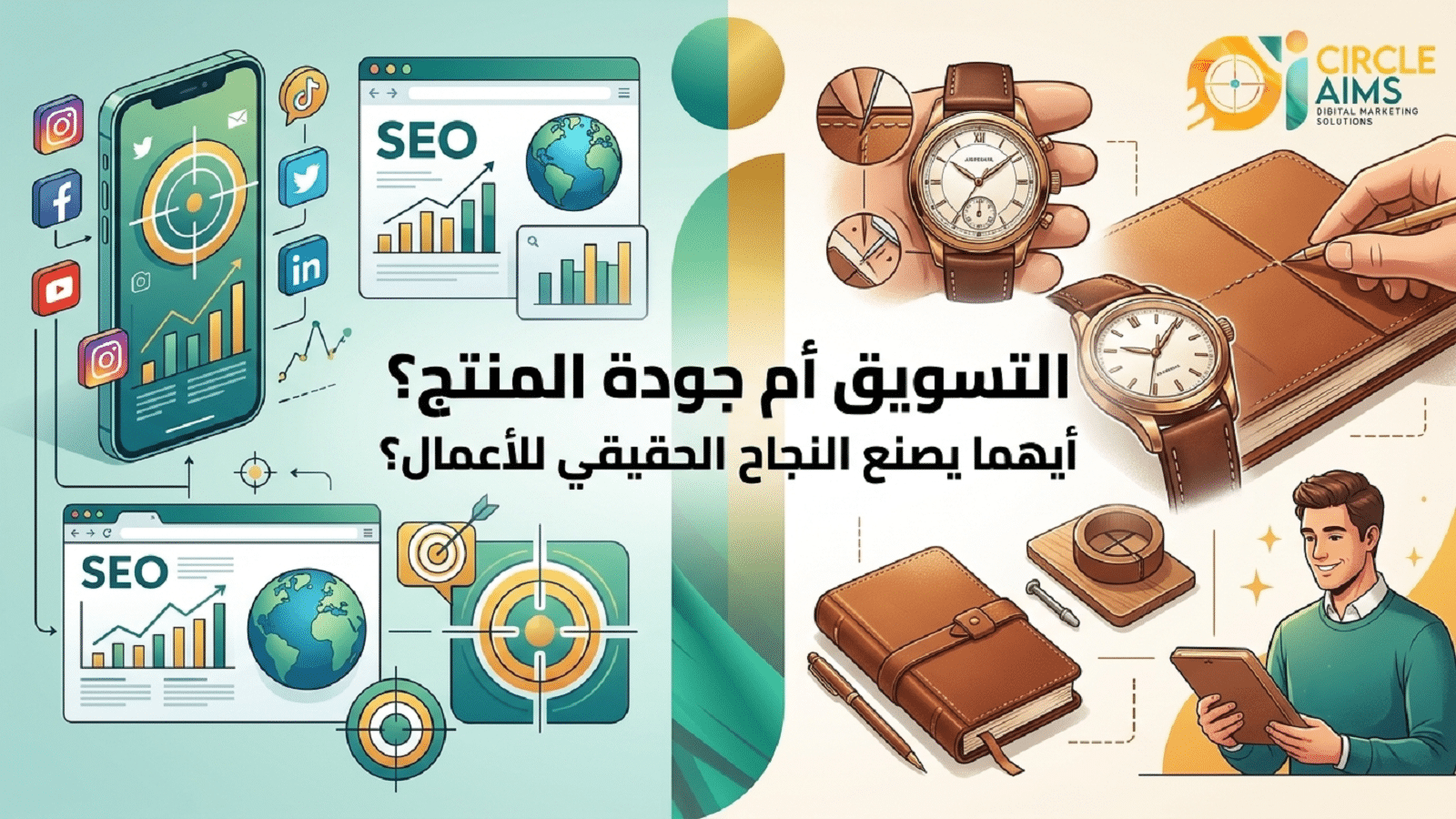 التسويق أم جودة المنتج؟ أيهما يصنع النجاح الحقيقي للأعمال؟
