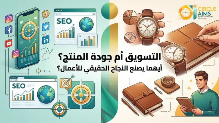 التسويق أم جودة المنتج؟ أيهما يصنع النجاح الحقيقي للأعمال؟