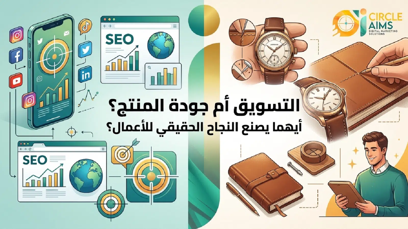 التسويق أم جودة المنتج؟ أيهما يصنع النجاح الحقيقي للأعمال؟