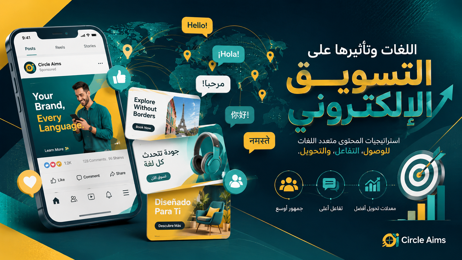 اللغات وتأثيرها على التسويق الإلكتروني