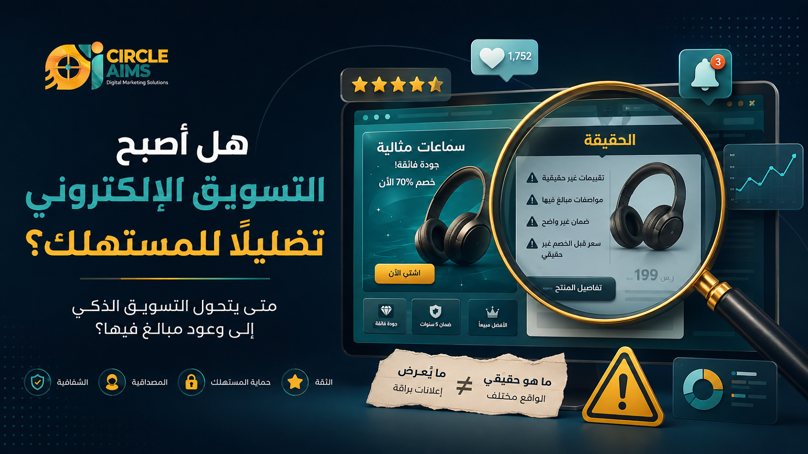 هل أصبح التسويق الإلكتروني تضليلًا للمستهلك