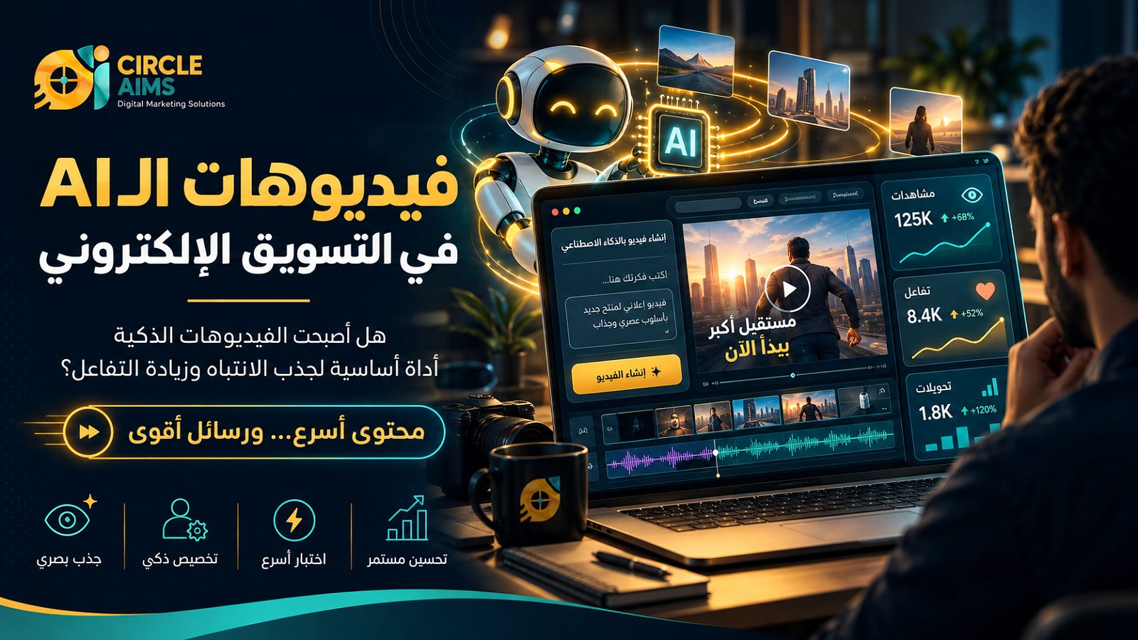 فيديوهات الـAI في التسويق الإلكتروني