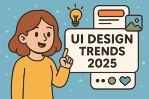 UI design trends 2025