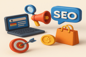 What is the relationship between SEO and digital marketing