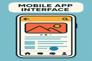 mobile app interface