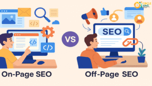 The difference between on-page and off-page SEO