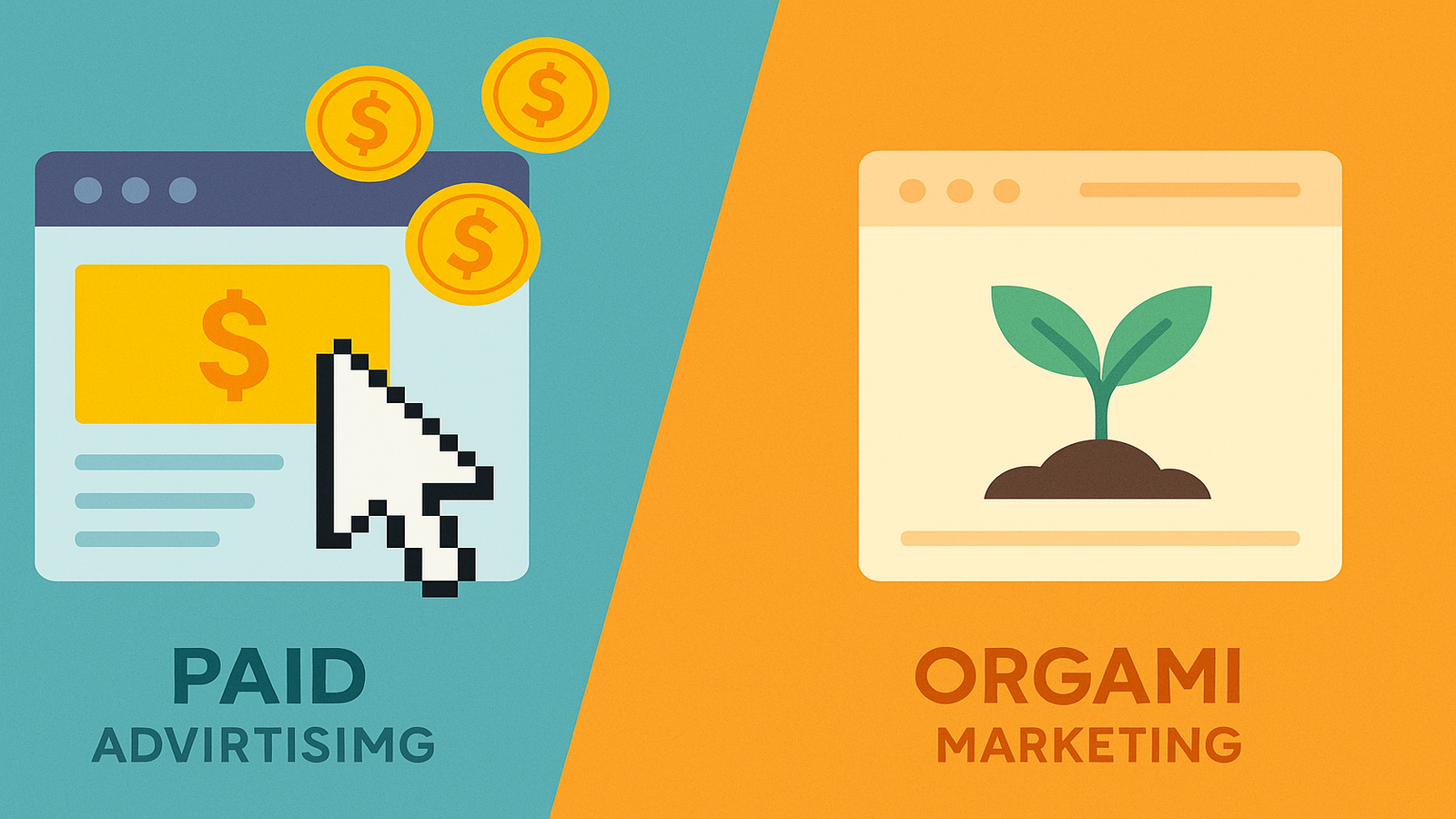 Paid Advertising vs. Organic Marketing